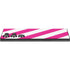 Pink and White Geometric Stripes Galaxy Skins